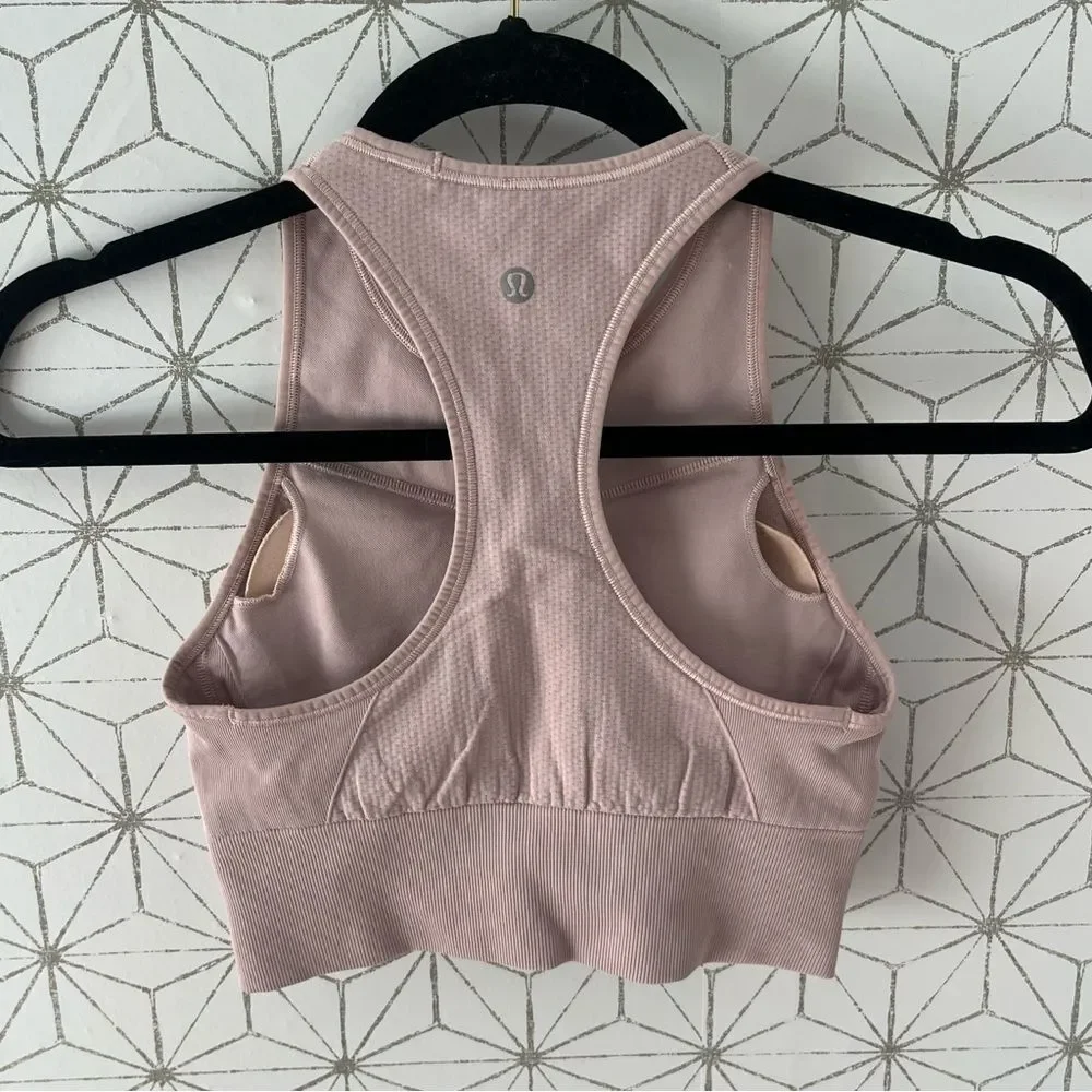 Lululemon Ebb to Train Bra *Medium Support, C/D Cup Porcelain Pink